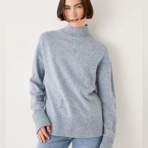 Frank & Oak Donegal Wool Blend Mockneck Sweater